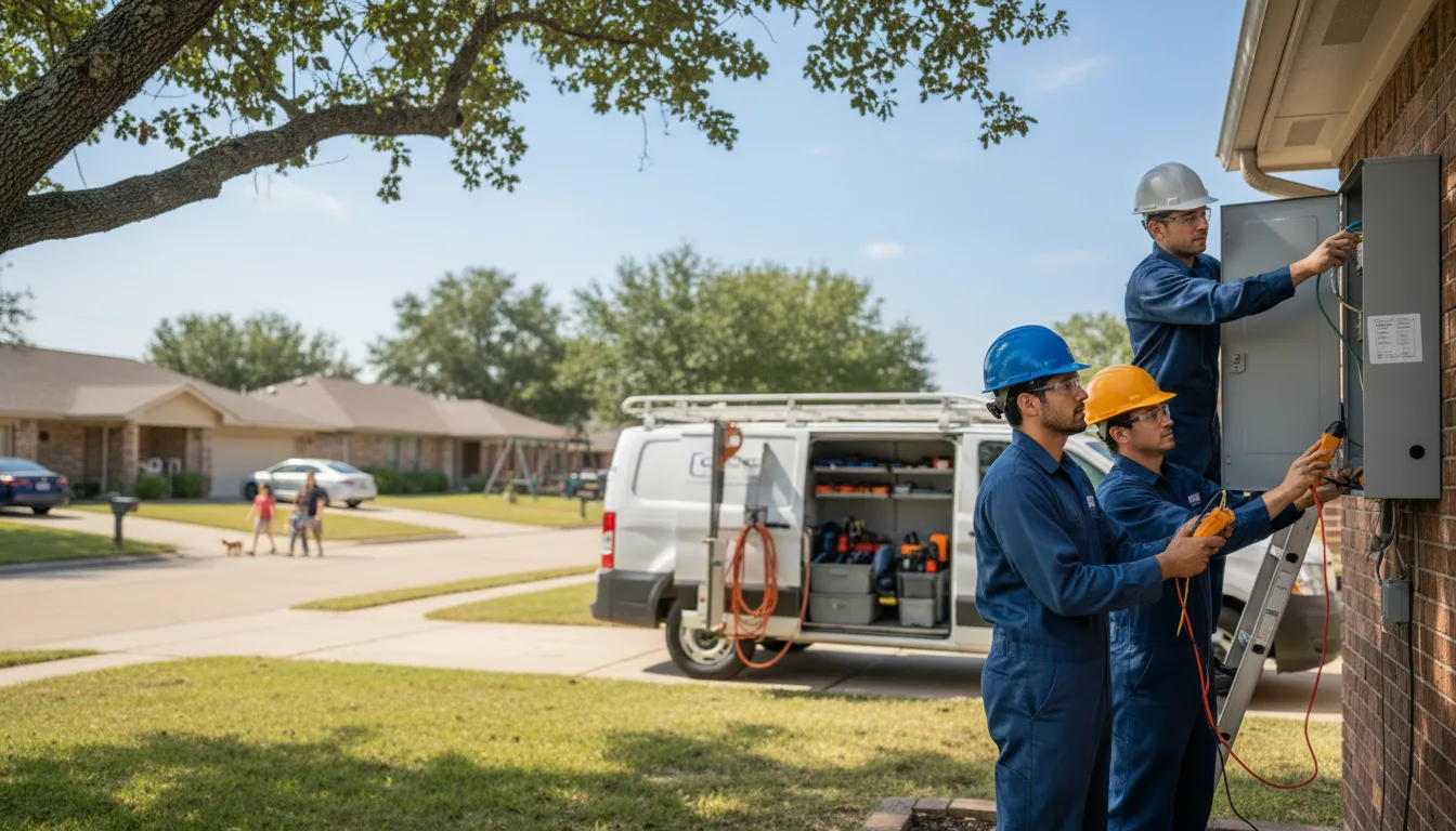 Certified electrician providing emergency electrical services in Orrum, NC